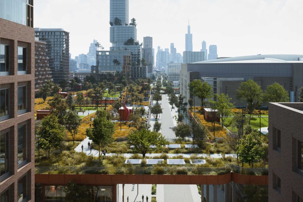 Madison Street Facing East (Rendering by Proloog)