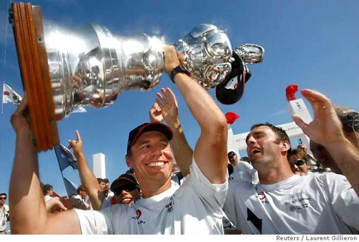 Alinghi Bertarelli win the Americas cup